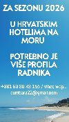 Sezona 2026 u Hrvatskim hotelima na moru potreba Posao u inostranstvu