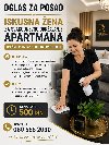 Potrebna žena za održavanje apartmana potreba Dugoročni i kratkoročni poslovi