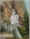 Manastir Ostrog - ulje na platnu ponuda Hobi, umetnine, nakit, muzički instrumenti