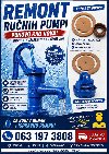 Remont ručnih pumpi i kožice za ručne pumpe ponuda Servis