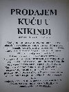 Kuća u Kikindi na prodaju ponuda Kuća, vikendica, zgrada, objekat